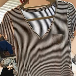 basic striped t shirt